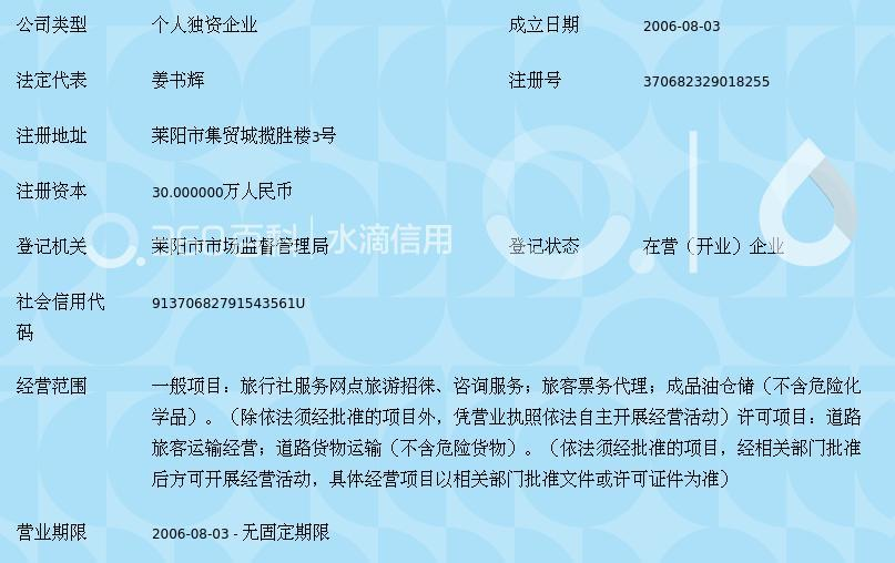 莱阳市春辉旅行社